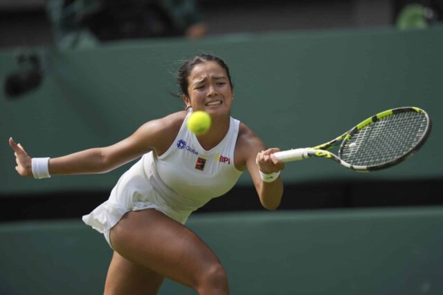 Alex Eala e a parceira alemã Eva Lys, na quinta-feira, caíram para Ingrid Martins do Brasil e 4-6, 2-6 EUA, Quinn Gleason depois que as fêmeas de Wimbledon sofreram uma saída na primeira rodada.
