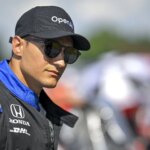 Alex Palou, Mid -ohio 2025 NTT IndyCar Series Honda Indy 200 em frente ao direito - Fonte: Getty