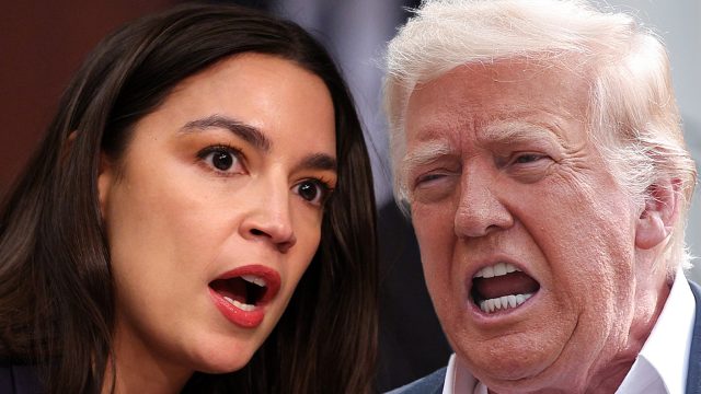 AOC Donad Trump Conty Con
