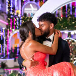 Amaya Espinal e Bryan Arenales em um compromisso durante