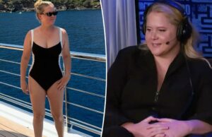 Amy Schumer aparece sob as figuras de Sonder em um maiô depois de tomar o Monte Amy Schumer aparece sob as figuras de Sonder em um maiô depois de tomar o Monte