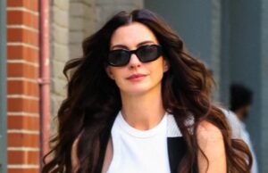 Andy está de volta! Anne Hathaway Vio Filmar ‘The Devil Wears Prada 2’ Anne Hathaway e mais família