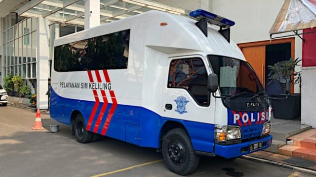 Anexo SIM em torno de Yakarta, Bekasi, Bogor e Bandung na segunda -feira, 14 de julho de 2025

