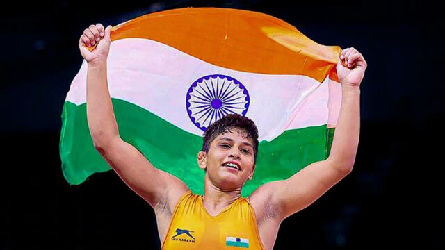 Anti -Panghal, Harshita ganhou ouro na série de classificação de Budapest 

