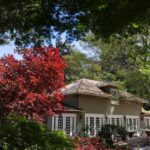 Pavilhão em Elizabeth F. Gamble Garden na terça -feira, 8 de abril de 2025, em Palo Alto, Califórnia. O Elizabeth Gamble Garden é uma propriedade de 2,5 hectares em Old Palo Alto, que consiste em jardins, uma casa histórica, uma casa de carruagem e uma sala de lacrimogêneo. (Aric Crabb/Bay Area News Group)