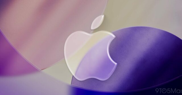 Liquid Apple Logo iOS 26 roxo rosa
