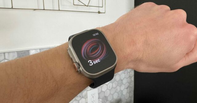 Verifique o oxigênio do sangue com a Apple Watch