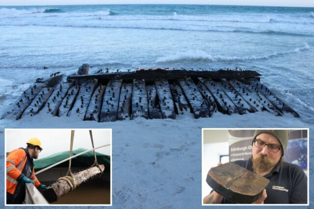 Aprendizagem e Snouthing Local Identifique o navio de 250 anos na ilha escocesa

