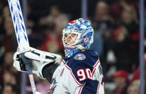 As 3 conexões mais fracas Columbus Blue Jackets imediatamente ft. Elvis deve se livrar de Merzlikin Lundestrom terá que provar a si mesma em Columbus na próxima temporada - Fonte: Imagn