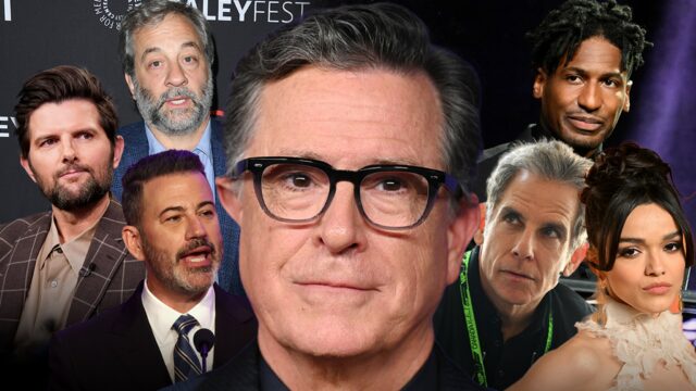 O suporte de Stephen Colbert e Celyeb é 1