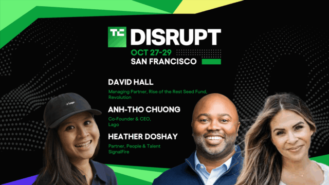 TechCrunch Disrupt 2025 Anh-Tho Chuon, David Hall e Heather Doshay