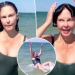 Ashley Judd, de 57 anos, divide a mensagem corporal em um maiô: "Não nos importamos com o clube"