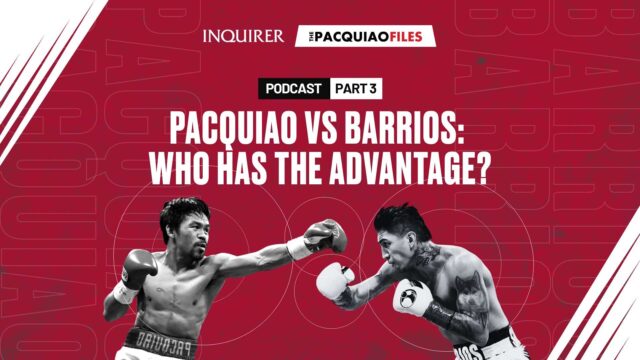 Assista: Pacquiao vs Barrios - Quem tem a vantagem?

