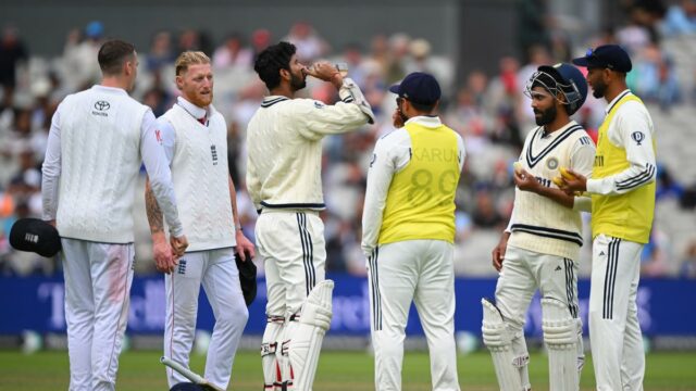 Assista: Ravindra Jadeja, Washington Sundar se recusam a oferecer o empate de Ben Stox no drama da sessão final de Old Trafford

