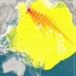 BMKG: 19 cm de tsunami as ondas são monitoradas no porto de Papua Sarmi