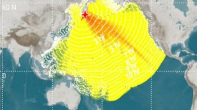 BMKG: 19 cm de tsunami as ondas são monitoradas no porto de Papua Sarmi


