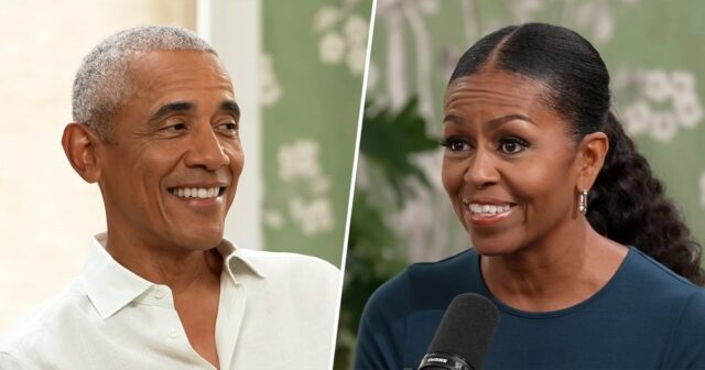 Ex -presidente Barack Obama e ex -primeira -dama Michelle Obama
