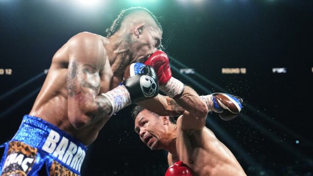 Barios mantém Pacquiao para manter a coroa do WBC em peso pesado

