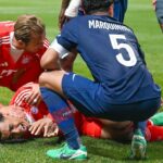 Bayern Musiala no hospital após lesão do PSG