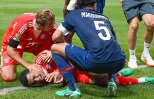 Bayern Musiala no hospital após lesão do PSG Bayern Musiala no hospital após lesão do PSG