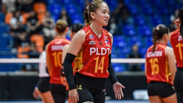 Kiesha Bedoniaf, o leme de um esquadrão PLDT esgotado. - Imagens PVL