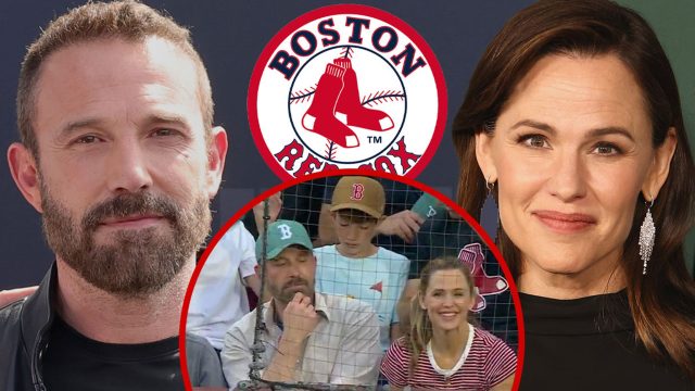 Ben Facleck Jeninif Garee Red Sox Game