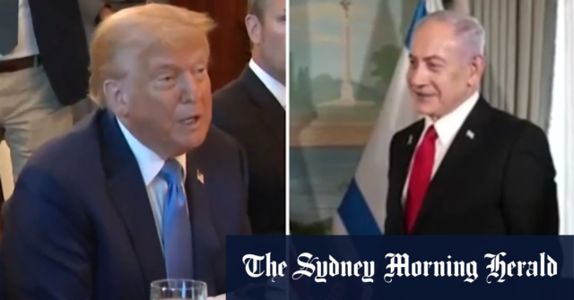 Benjamin Netanyahu Nominal Trump para o Prêmio Nobel da Paz

