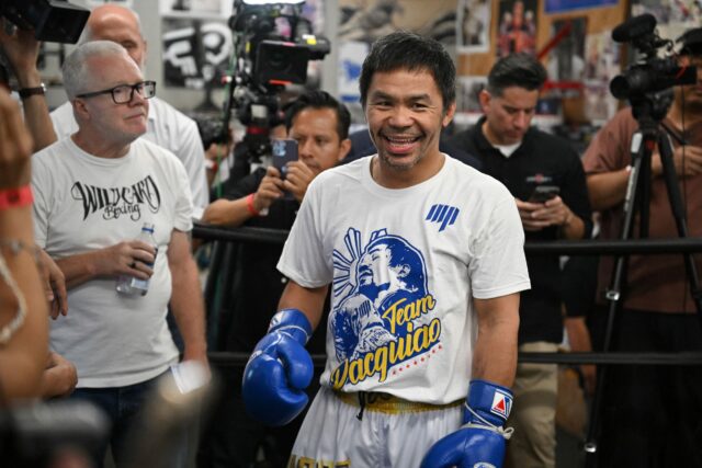 Manny Pacquiao vs Mario Barrios Boxing