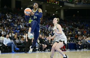 “Black GF Effect” – Arike Ogunbowale reage à aparência de Marina Mabrey "Black GF Effect" - Arike Ogunbowale reage à aparência de Marina Mabrey