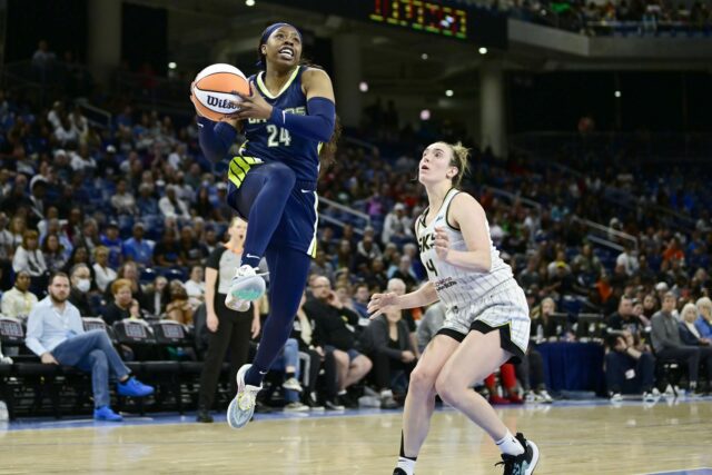 "Black GF Effect" - Arike Ogunbowale reage à aparência de Marina Mabrey

