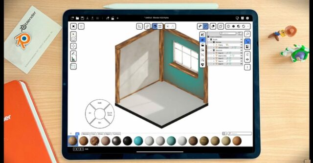 Blender confirma o aplicativo iPad Pro com suporte completo e lápis

