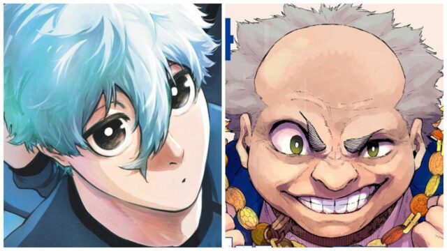 Como visto no mangá, Seishiro Nagi (foto via Kodansha)