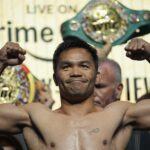 Manny Pacquiao vs Mario Barrios pesando
