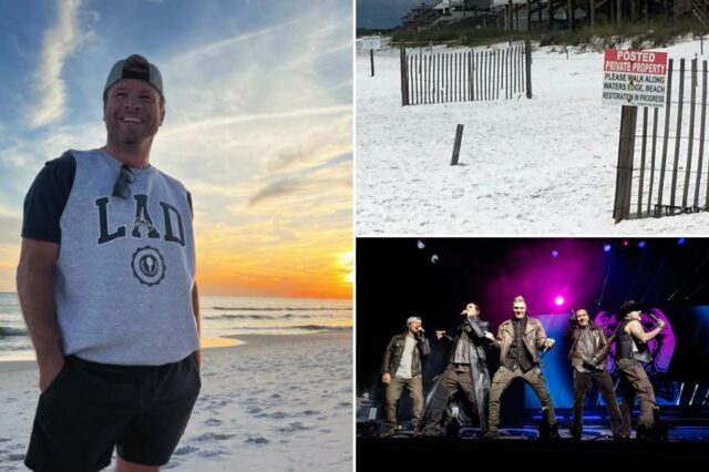 Brian Littrell, de Backstreet Boys, está processando o escritório do xerife na Flórida sobre os invasores de praia

