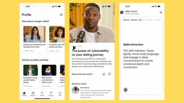 Bumble lança in-app AdviesHub para daters

