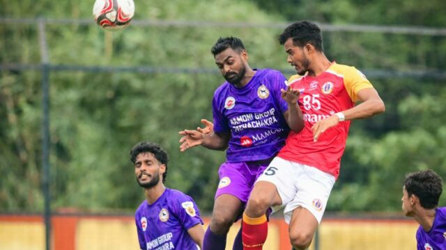 CFL-East Bengala perde 0-1 para Patacra na liga de futebol em Calcutá

