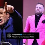Os fãs reagem aos comentários de Chael Sonnen sobre a imagem vazada de Conor McGregor. (Captura de tela cortesia: @happynch x on)
