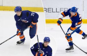 Calle Odelaus Islanders diz à posição que ele está pronto para construir mais química com um “bom amigo” de Victor Eklund Calle Odelaus Islanders diz à posição que ele está pronto para construir mais química com um "bom amigo" de Victor Eklund