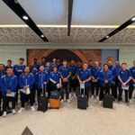 Gilas Pilipinas chega à cidade da Arábia Saudita grave em frente à Copa Asiática da FIBA.