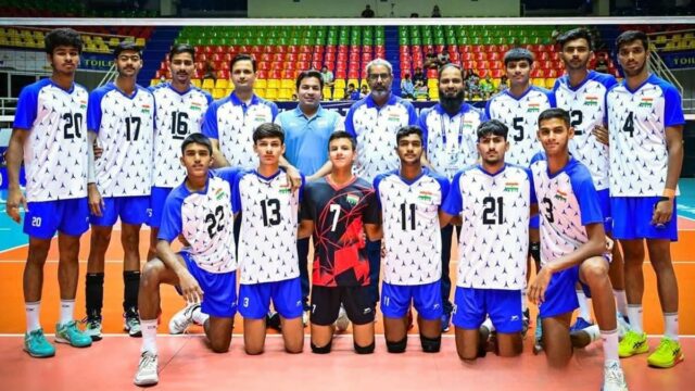 Campeonato de Voleibol Asiático Sub -16: a Índia derrota o Japão em suspense, conquistando uma medalha histórica de bronze

