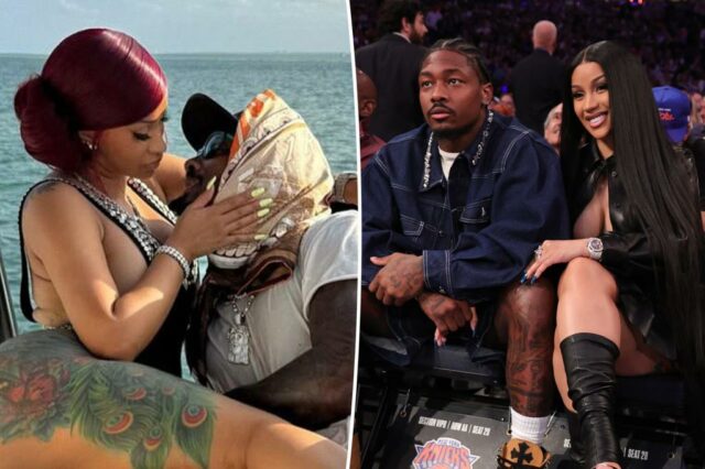Cardi B remove todas as fotos de Stefon Diggs, Sparks dividiu os rumores um mês depois de passar no Instagram-offial

