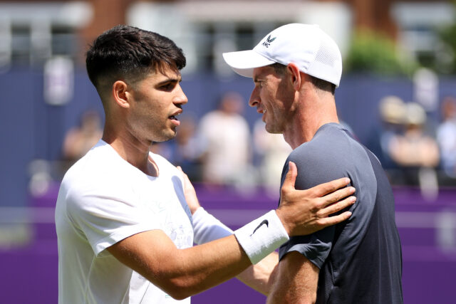 Carlos Alararz usa golfe para atingir Andy Murray por Wimbledon

