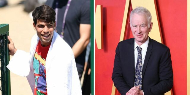"Carlos Alcaraz Goes", você se parece com 40 " - John McEnroe, charme de Spaniard revelando uma anedota doce e focada


