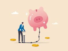 Apenas três empresas dominaram os US$ 189 bilhões em investimentos de capital de risco no mês passado pumping air into a floating piggy bank