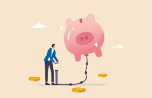 Apenas três empresas dominaram os US$ 189 bilhões em investimentos de capital de risco no mês passado pumping air into a floating piggy bank