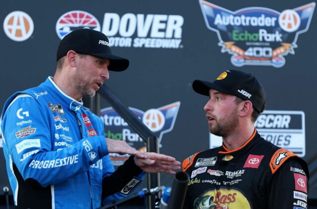 Chase Briscoe esclarece emoções após a perda de Dover para o companheiro de equipe da JGR, Denny Hamlin: "Eu não acho que você poderia fazer isso"

