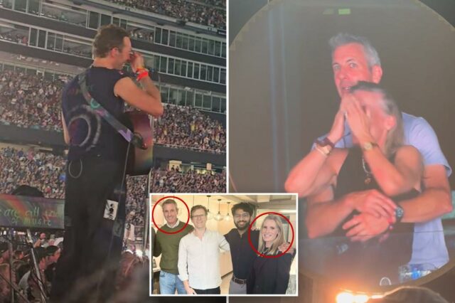 Chris Martin, da Coldplaya Art, em um comentário a um caso em um filme de concerto viral: "Você é um casal legítimo?"

