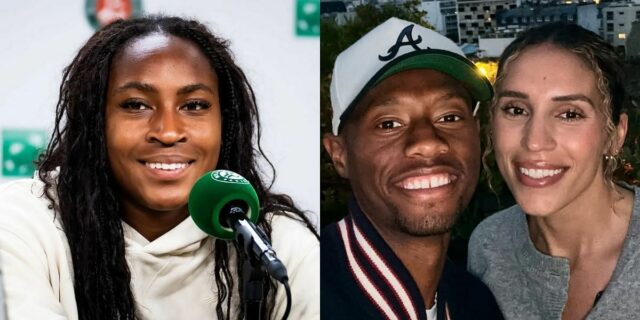 Coco Gauff e Christopher Eubanks no Evento da Mídia Olímpica de Paris | Fonte da imagem: Getty