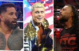 Cody Rhodes atribui simbolicamente o membro da linha de sangue como o próximo lado da WWE; Roman Reigns ou Jey Uso Cody Rhodes atribui simbolicamente o membro da linha de sangue como o próximo lado da WWE; Roman Reigns ou Jey Uso