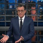 Colbert estava brincando que sabíamos que mais para Trump Epstein Connections: "Queremos não ser mais" vídeo